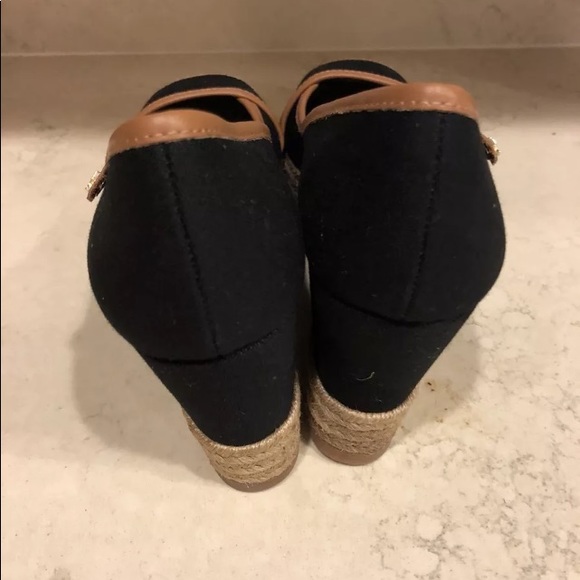 Tory Burch Majorica Espadrille Platform Wedge - Picture 3 of 5